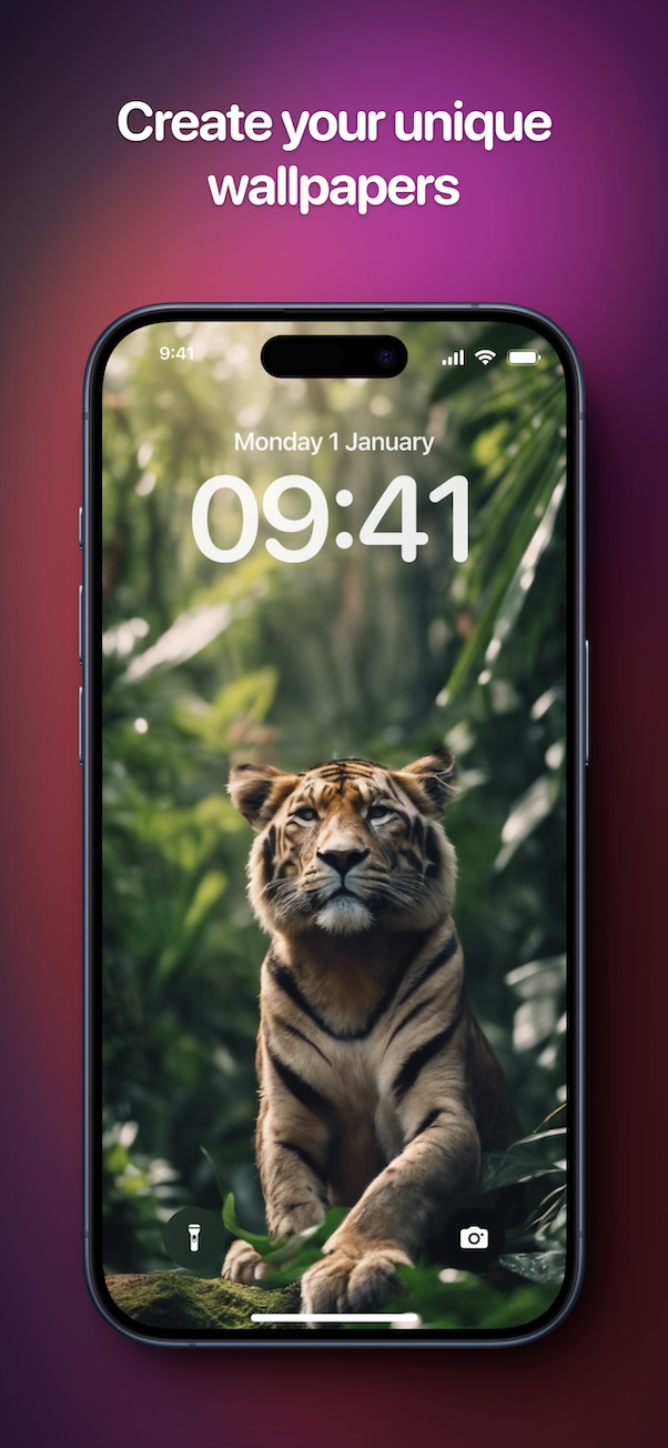 Choose a wallpaper subject.